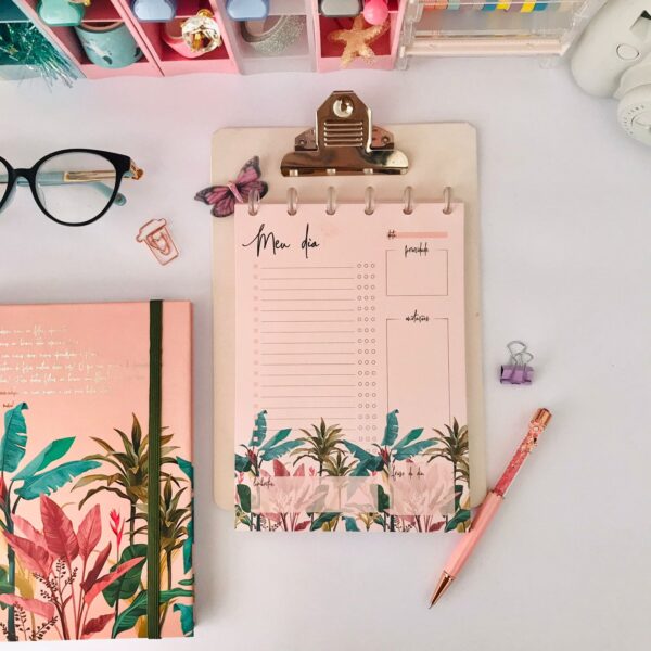Planner de Mesa Folhagens