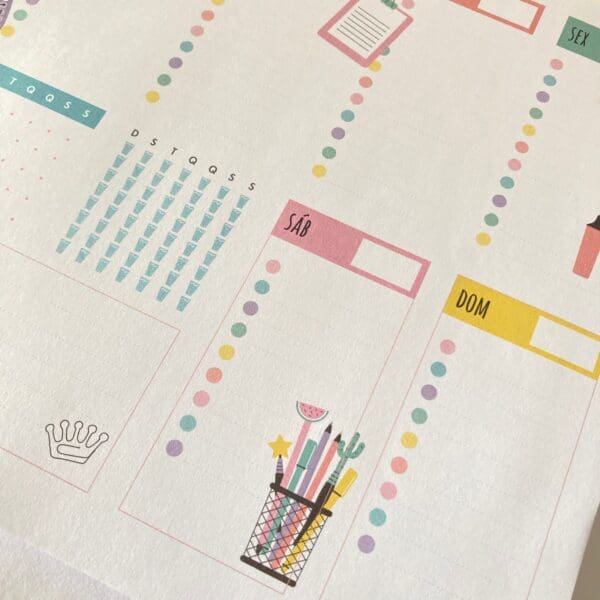 Planner de Mesa Back To School - Imagem 3