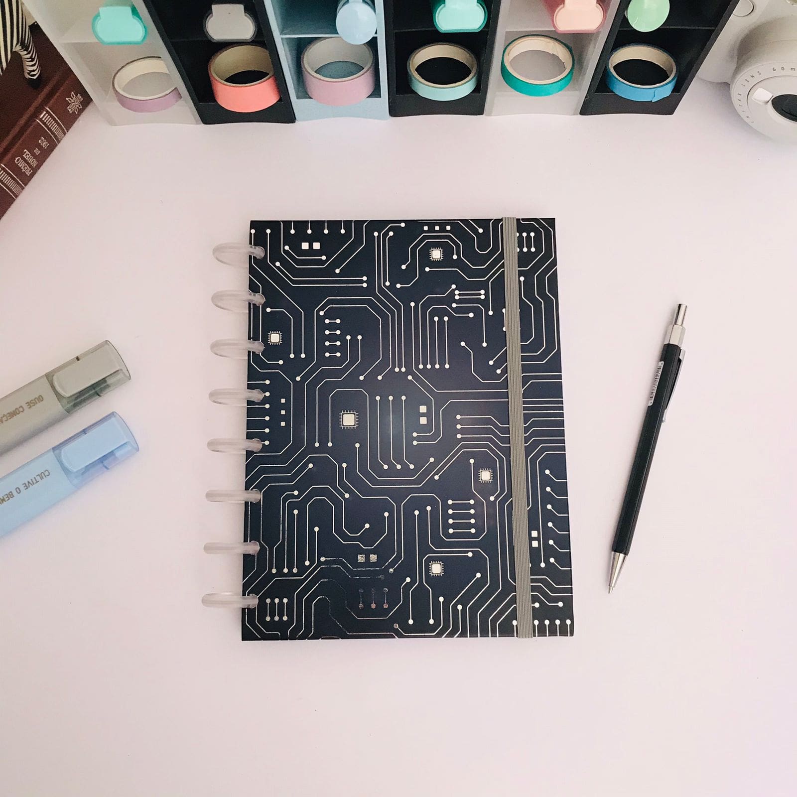 Planner de Disco A5 - Circuitos e Tecnologia