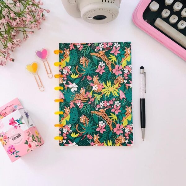 Caderno Flexível Mini Disco A5 - Oncinha