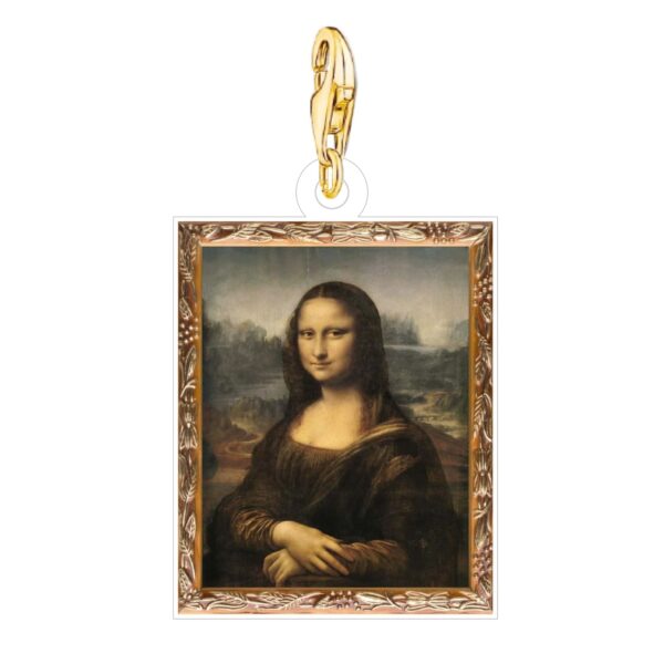 Charm Mona Lisa Da Vinci Petit Conte