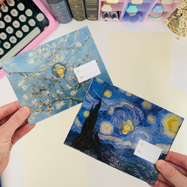 Kit Papéis de Carta com Envelopes La Palomita - Van Gogh