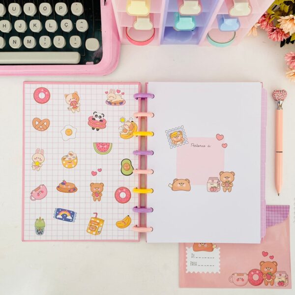 Caderno de Disco Buendía - Ursinhos Kawaii - Image 2