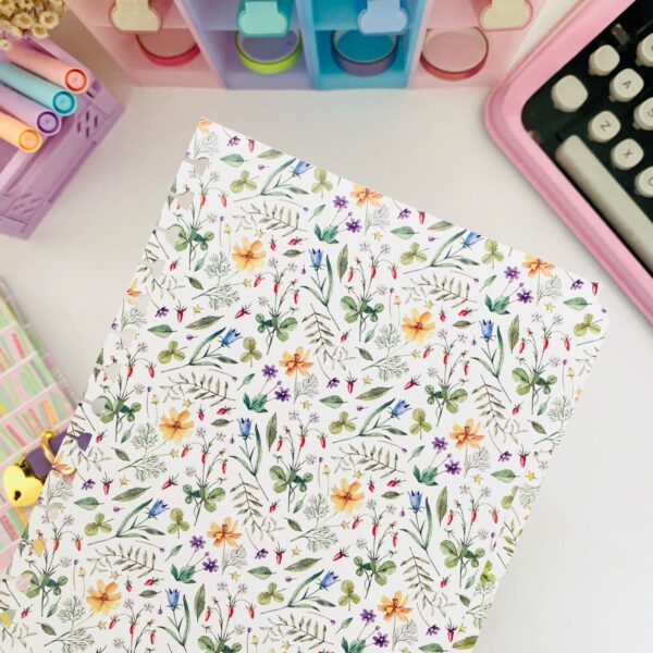 Fichário Glitter Floresta Encantada com 70 Folhas Decoradas - Imagem 2