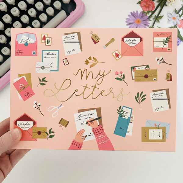 Caixa com 12 Papéis de Carta Decorados e Envelopes - Edição Colecionador