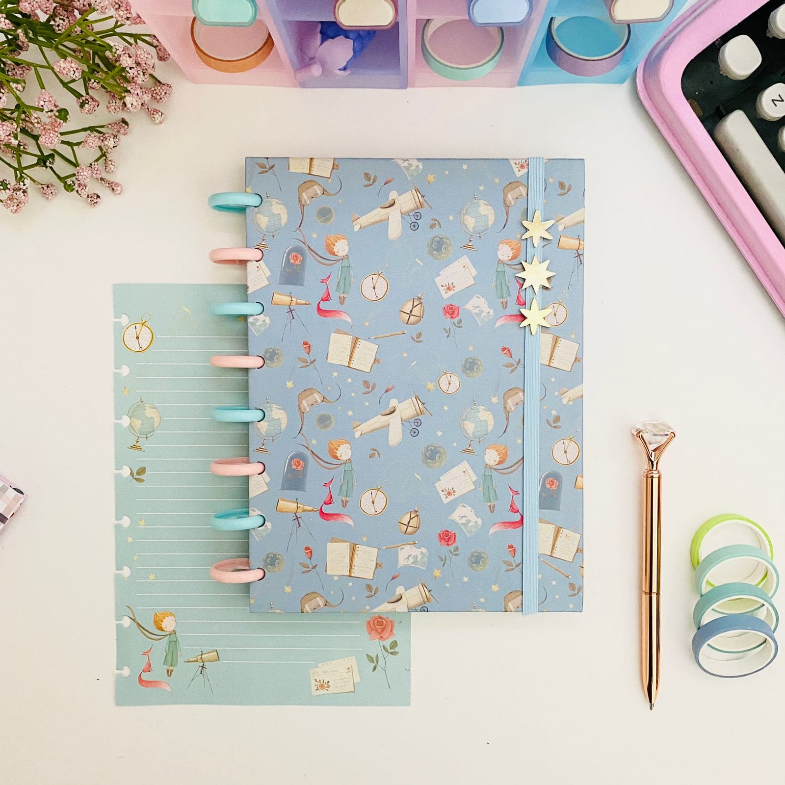 Planner de Disco A5 Pequeno Príncipe