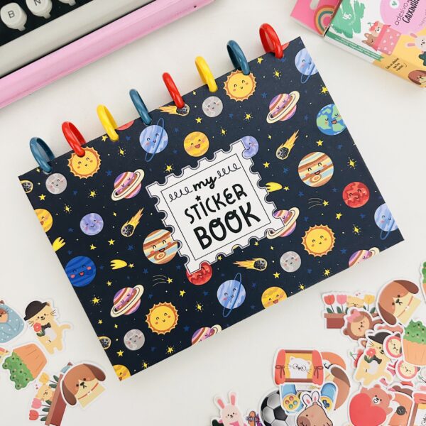 Álbum de Adesivo Disco Espaço