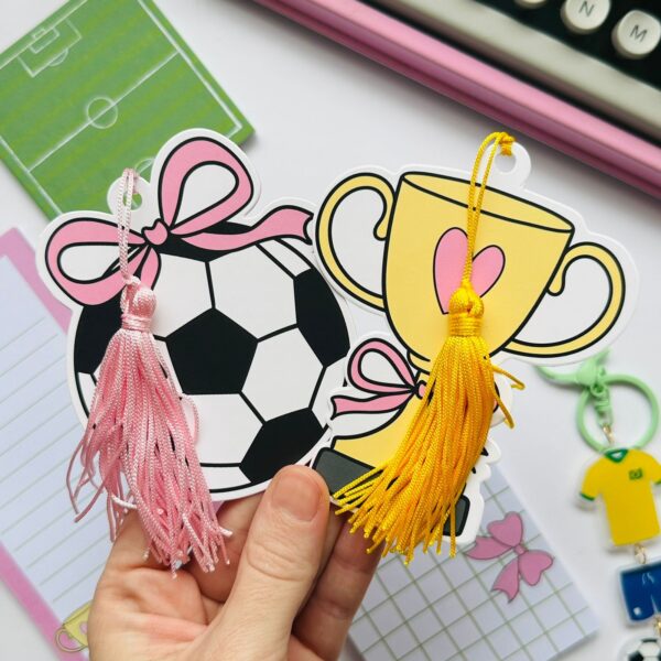 Kit com 2 Marcadores de Livro Futebol