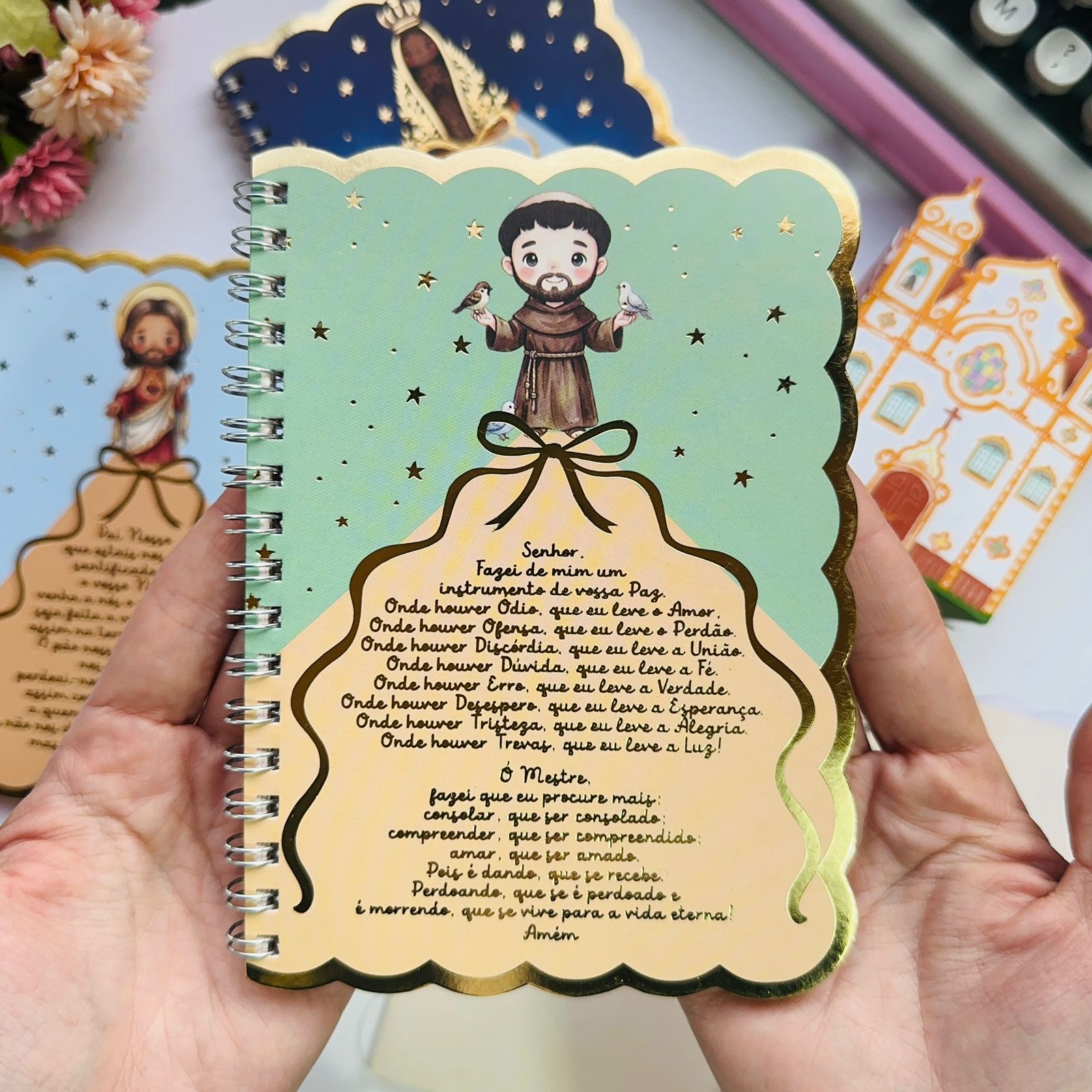Caderno A6 40 Flhs Decoradas – São Francisco