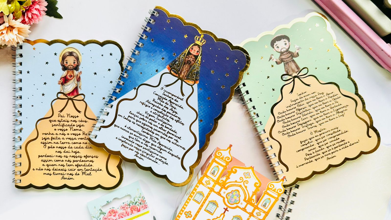 Caderno A6 40 Flhs Decoradas – São Francisco - Imagem 2