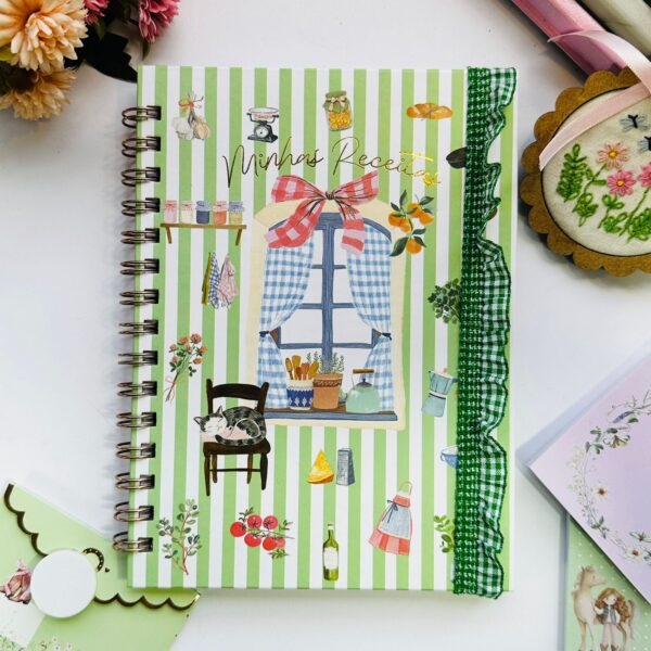 Caderno Minhas Receitas 60 Folhas - Adorável Country