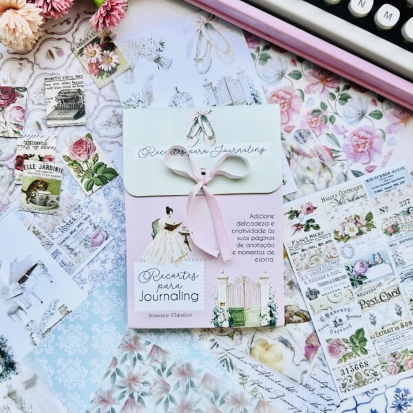 Kit de Recortes para Journaling - Romance Clássico
