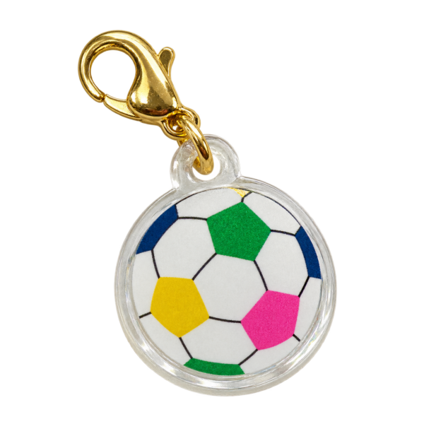 Charm Bola de Futebol Colorida Petit Conte - Unidade
