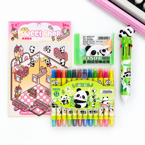 Kit com Malinha de Natal - Panda