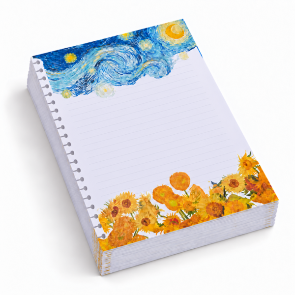 Refil 40 Folhas 90 gr - Van Gogh Tamanho:Caderno Wire-o Universitário